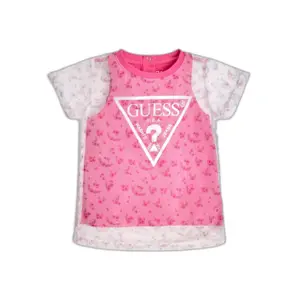 Girl's double layer mesh t-shirt Guess image-0