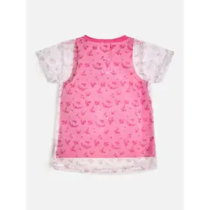 Girl's double layer mesh t-shirt Guess image-1