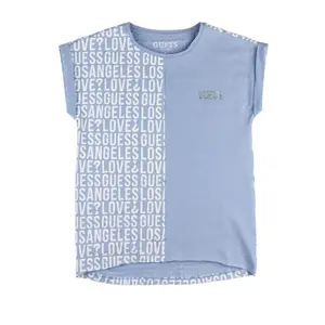 T-shirt with bat sleeves girl Guess image-0