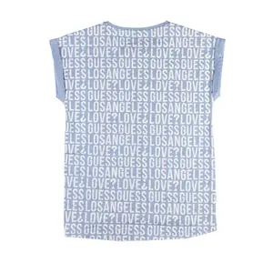 T-shirt with bat sleeves girl Guess image-1