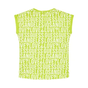 T-shirt with bat sleeves girl Guess image-1