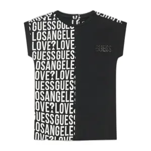 T-shirt with bat sleeves girl Guess image-0