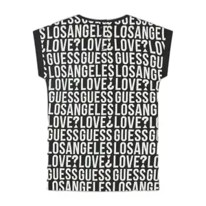 T-shirt with bat sleeves girl Guess image-1