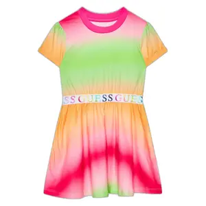 Girl's stretch jersey dress Guess image-0