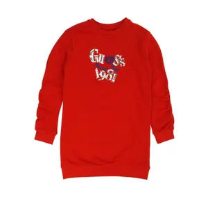 Girl's long sleeve dress Guess French Terry image-0