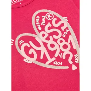 Long sleeve baby girl t-shirt Guess image-2