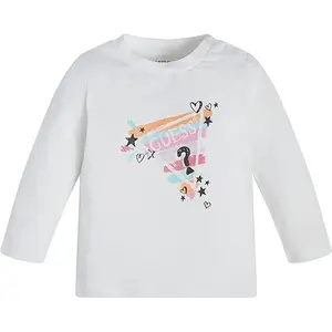 Long sleeve baby girl t-shirt Guess image-0
