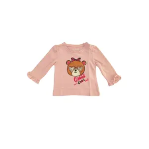 Long sleeve baby girl t-shirt Guess image-0