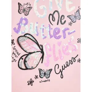 Long sleeve baby girl t-shirt Guess image-2