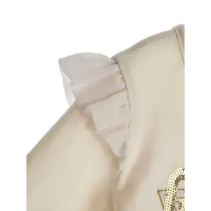 Long-sleeved t-shirt with frills on girl's shoulders Guess image-3