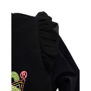 Long-sleeved t-shirt with frills on girl's shoulders Guess image-3