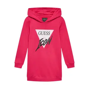 Baby girl hoodie dress Guess Active image-0