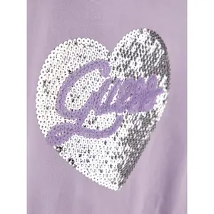 Girl's unbrushed sweatshirt dress Guess image-1