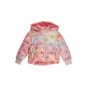 Mädchen-Daunenjacke mit Kapuze und Reißverschluss Guess image-0