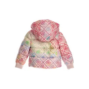 Mädchen-Daunenjacke mit Kapuze und Reißverschluss Guess image-1