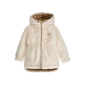Mädchen-Daunenjacke Guess Reversible Nylon&fur image-1