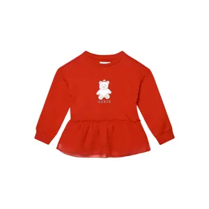 Girls' knitted round-neck sweatshirt Guess Active Mesh Insert image-0