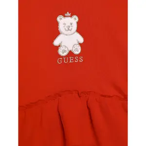 Girls' knitted round-neck sweatshirt Guess Active Mesh Insert image-2