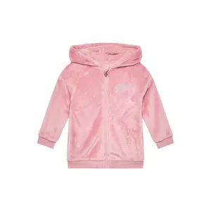 Girl's faux fur hooded fleece Guess Active image-0