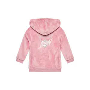 Girl's faux fur hooded fleece Guess Active image-1