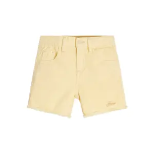 Girl's cotton twill shorts Guess image-0