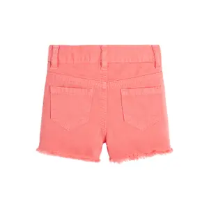 Girl's cotton twill shorts Guess image-1