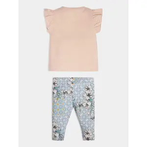 Baby boy t-shirt + legging jersey extensible fille Guess image-1