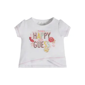 Girl's organic jersey T-shirt Guess image-1