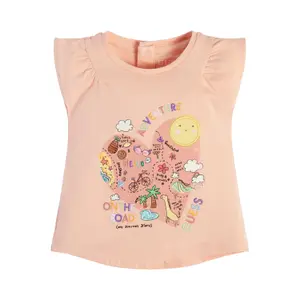 Organic jersey t-shirt baby girl Guess image-1