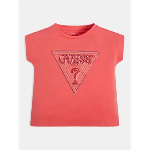 Organic jersey t-shirt baby girl Guess image-1