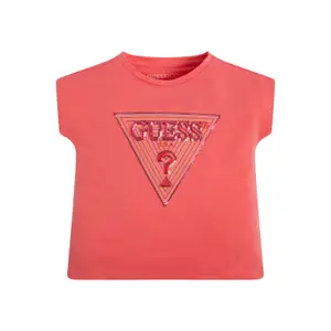 Organic jersey t-shirt baby girl Guess image-3