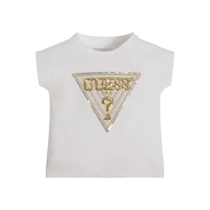 Girl's organic jersey T-shirt Guess image-3