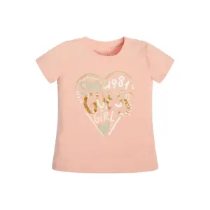 Girl's organic jersey T-shirt Guess image-0