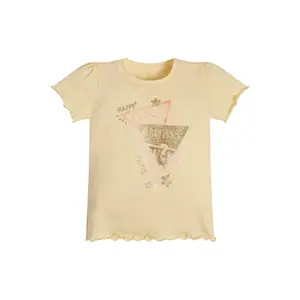 Girl's organic jersey T-shirt Guess image-0