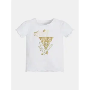 Organic jersey t-shirt baby girl Guess image-4