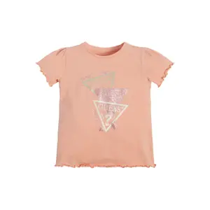 Girl's organic jersey T-shirt Guess image-0