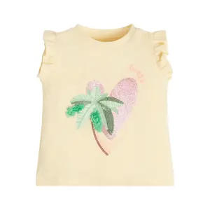 Girl's organic jersey T-shirt Guess image-1