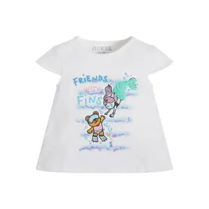 Girl's jersey T-shirt Guess image-2