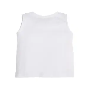 Girl's organic jersey tank top Guess image-0