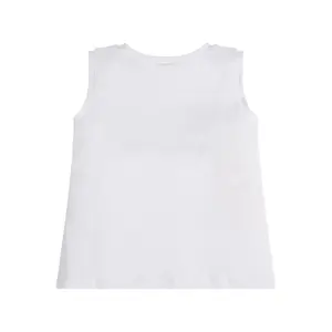 Girl's organic jersey tank top Guess image-3