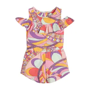 Girl's printed romper Guess image-0