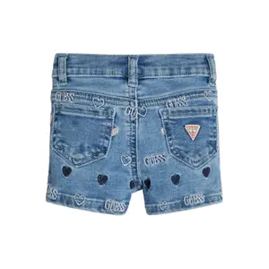 Girl's jean shorts Guess Heart image-0