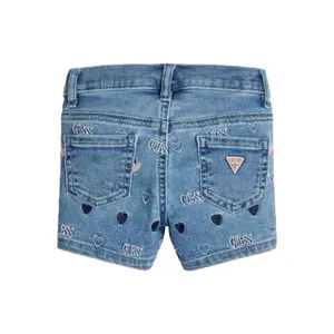 Girl's jean shorts Guess Heart image-5
