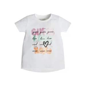 Soft organic jersey t-shirt for kids Guess image-1