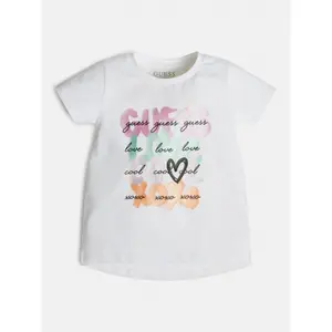 Soft organic jersey t-shirt for kids Guess image-2