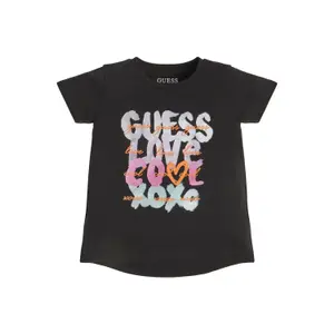 Soft organic jersey t-shirt for kids Guess image-1