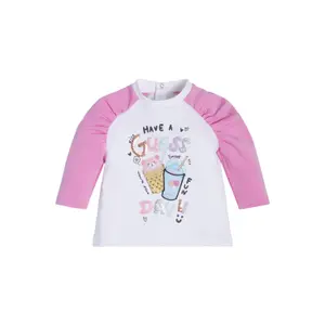 Long sleeve baby girl t-shirt Guess image-0