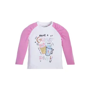 Long sleeve baby girl t-shirt Guess image-2