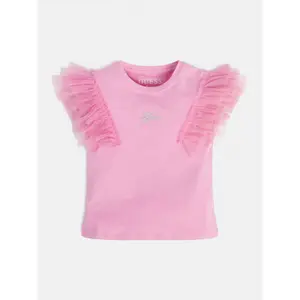 Girl's knit T-shirt Guess image-2
