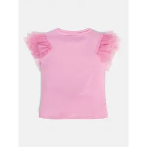Girl's knit T-shirt Guess image-3